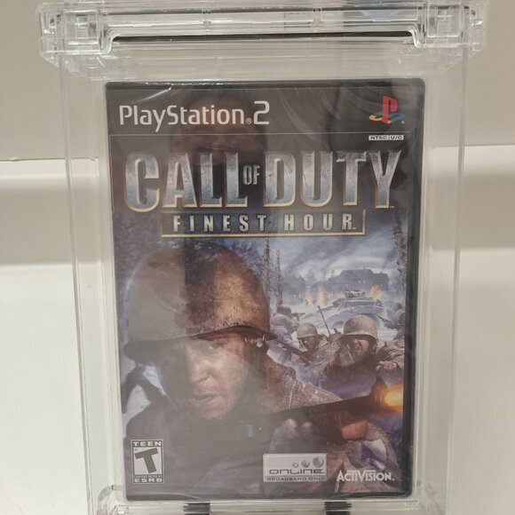 Sony Playstation 2 Call of Duty: Finest Hour PS2 WATA 9.6 A FACTORY SEALED VGA - Picture 1 of 8